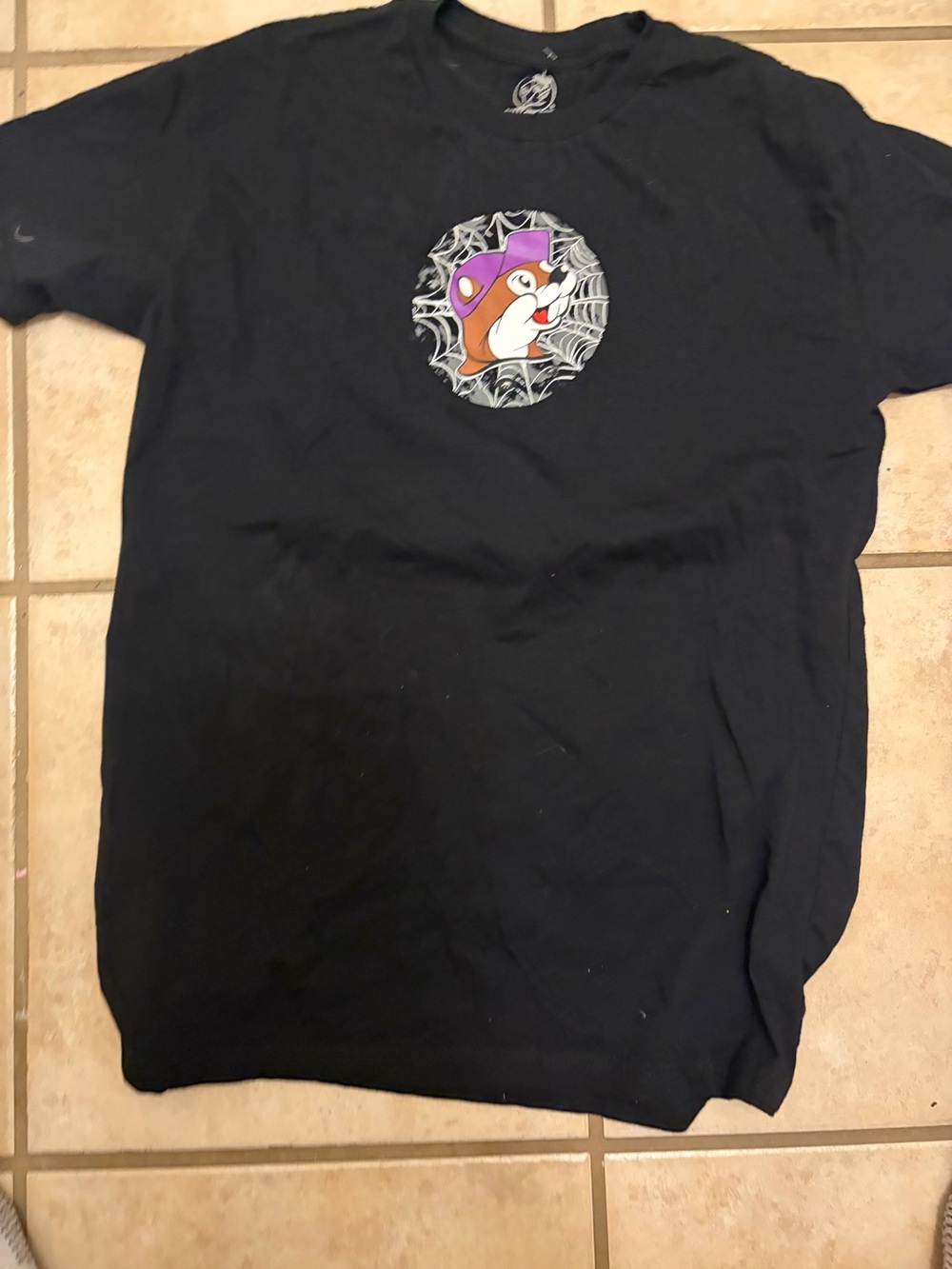 Bucees youth Halloween beaver Black Graphic Crewneck T-Shirt